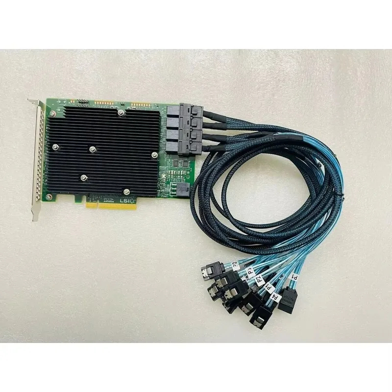 Lsi 9300 16I Hba It Mode - Placa Adaptadora HBA LSI SAS 9300-16i