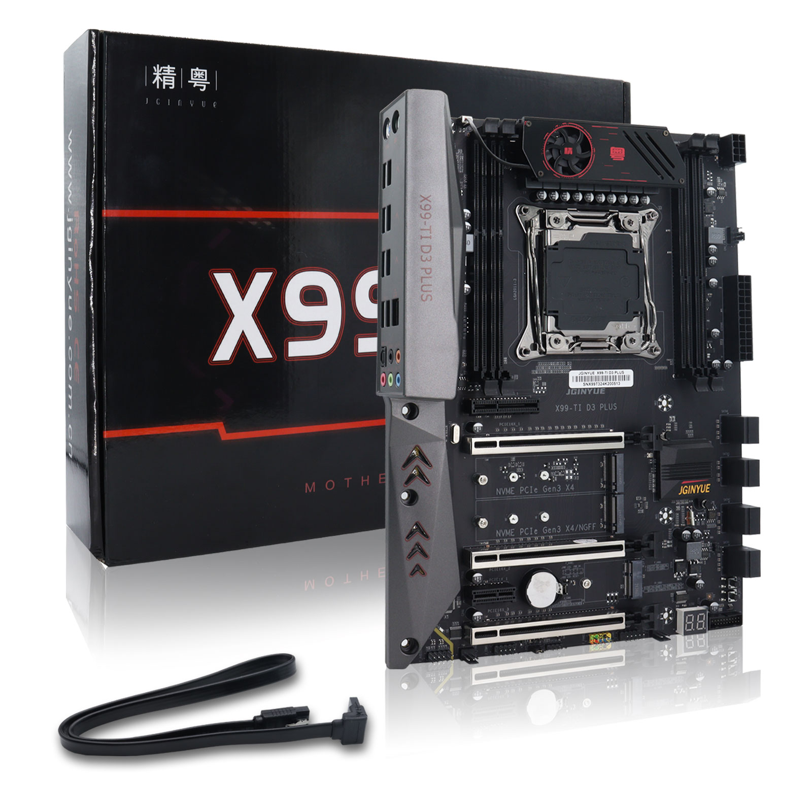 E5 2696 V3 - Placa-Mãe JGINYUE X99-TI D3 PLUS, Suporte