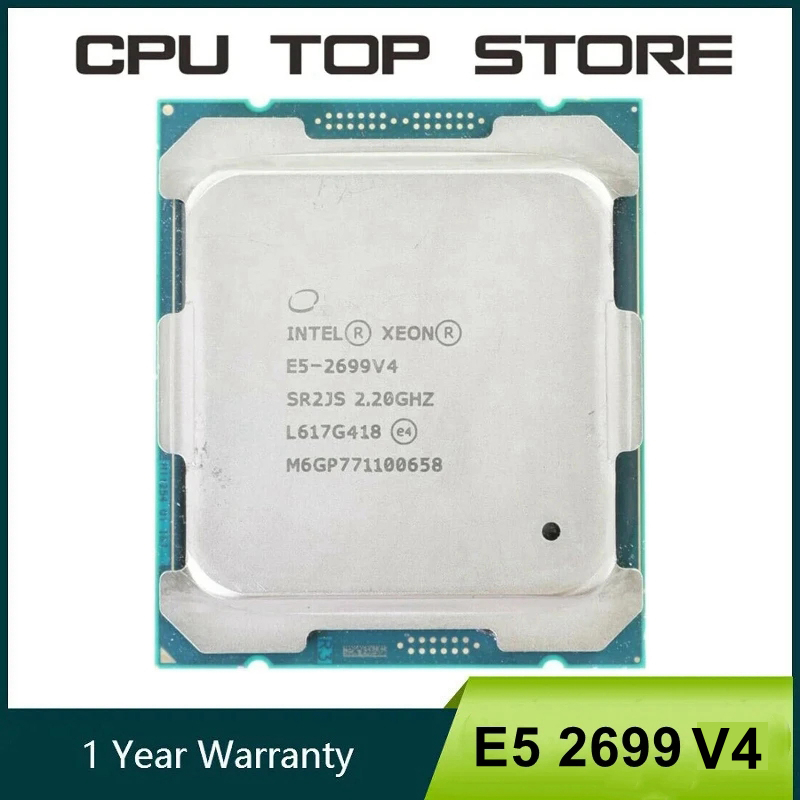 E5 2699 V4 - Processador Intel xeon CPU E5 2699