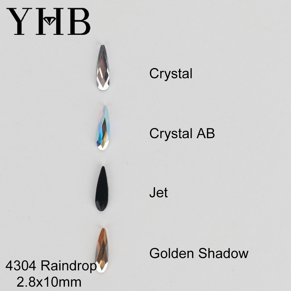Platinum 8280 - Strass de cristal com glitter YHB,