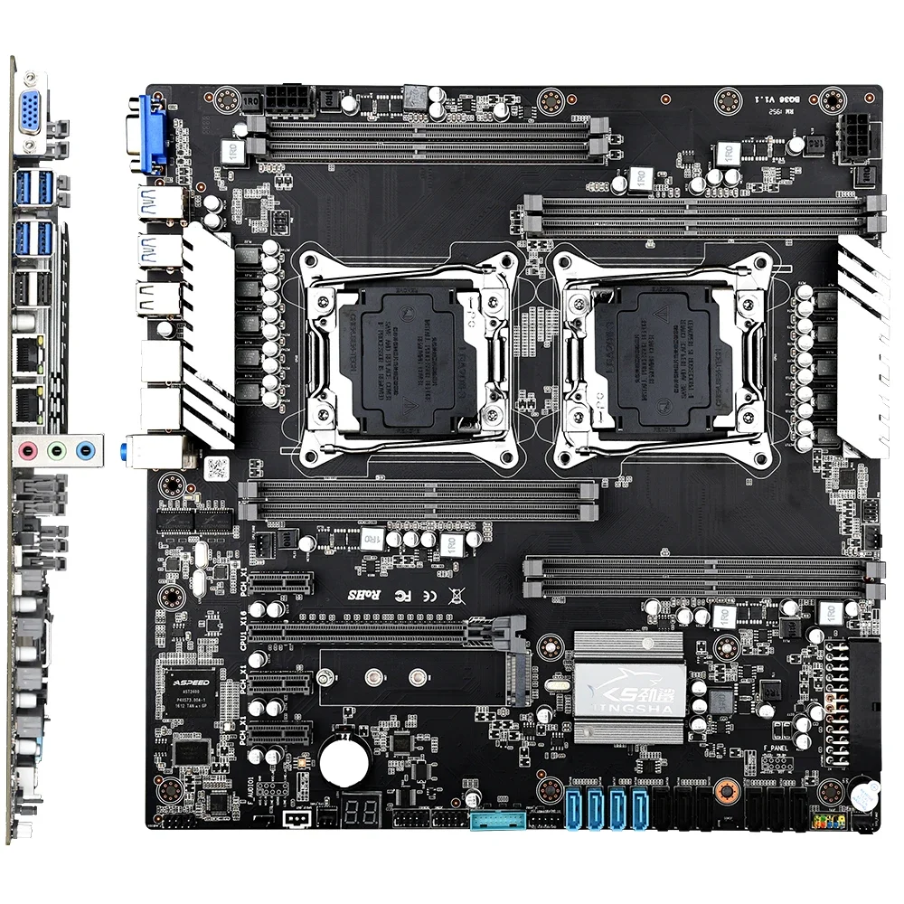 Conjunto de placa-mãe dupla X9 - E5 2699 V4 avaliação e preço
