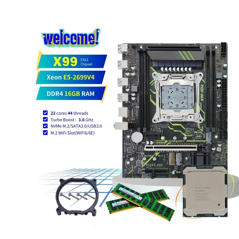 Conjunto de combinação de pc d - E5 2699 V4 avaliação e preço